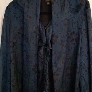 Ann Taylor blue blouse